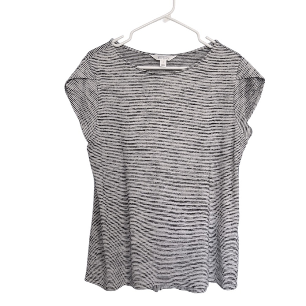 Market & Spruce Black and white blouse-Size large